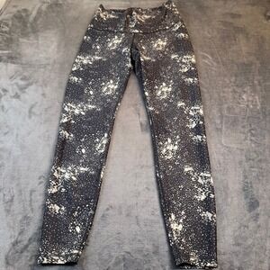 Old Navy Active Powersoft Extra High-Rise Leggings Black Speckled Womens Large